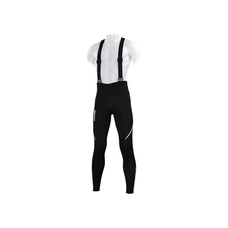 Bukse SPORTFUL SQUADRA WS PANT med seler Svart-hvit Bukse SPORTFUL SQUADRA WS PANT med seler Svart-hvit